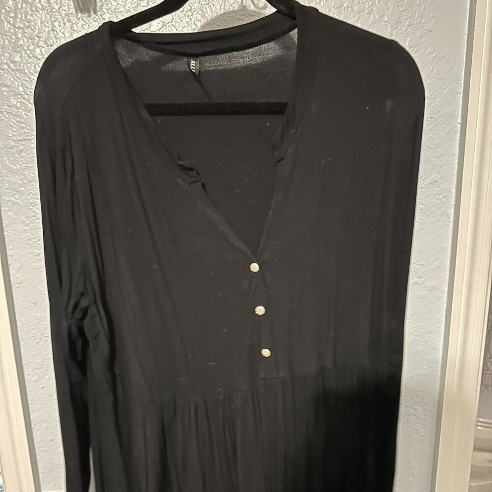 Black Long Sleeve Blouse